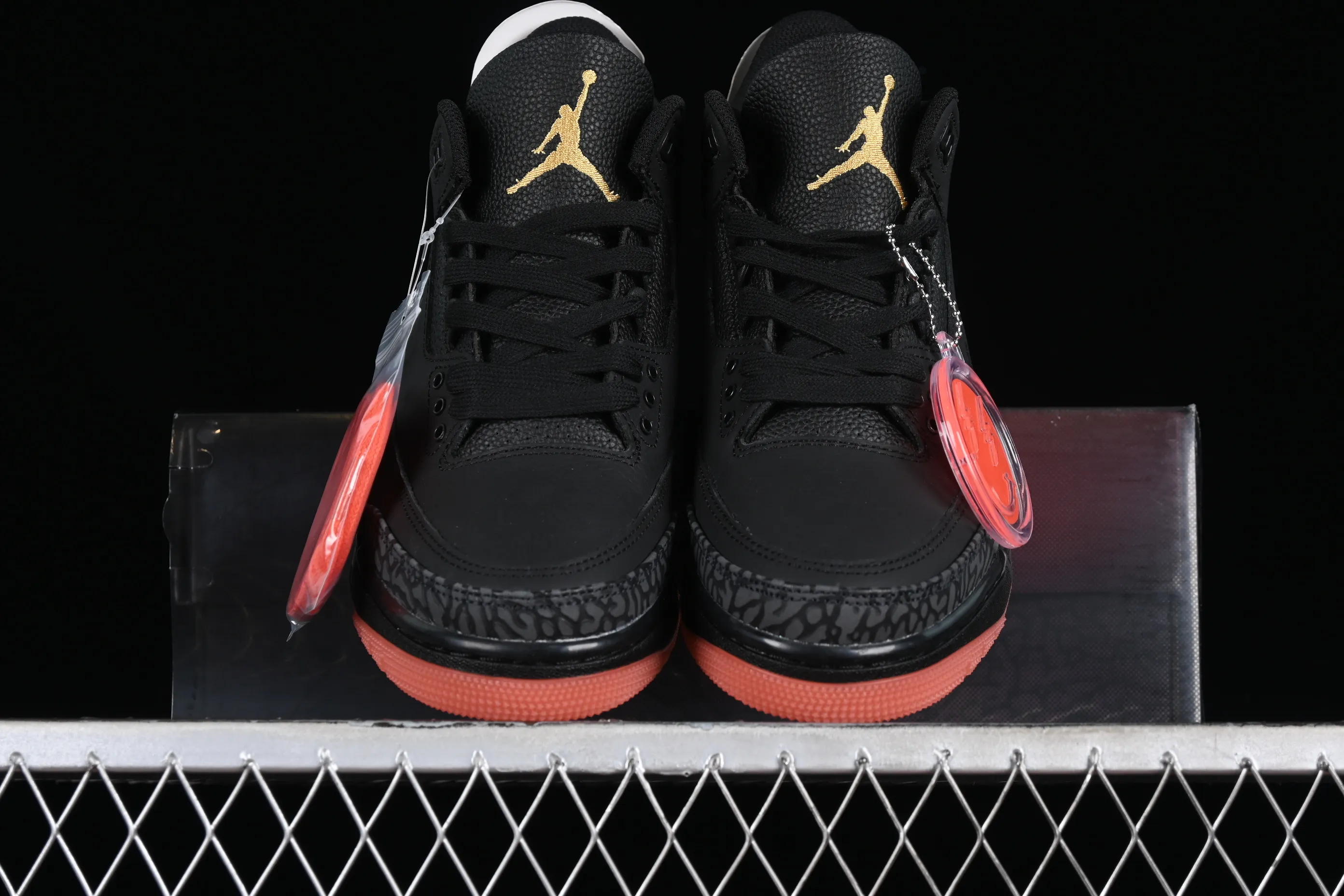 All categories Air Jordan Jordan series basketball shoes Air Jordan 3 J Balvin x Air Jordan 3 Retro "Rio" AJ3 Joe 3 Black Rainbow FN0344-001